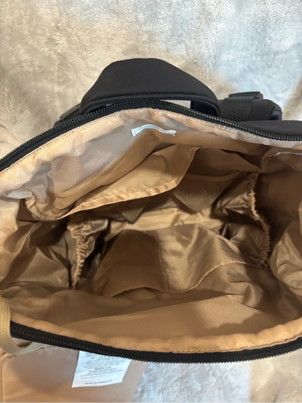 cloud island Black Diaper Bag Backpack